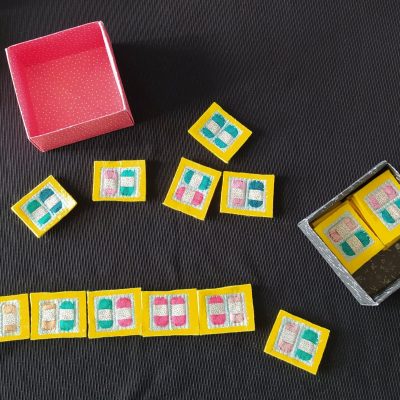 jeu de dominos thème laine